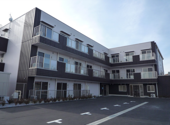 清潔な施設の外観