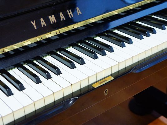 ヤマハ製ピアノの鍵盤