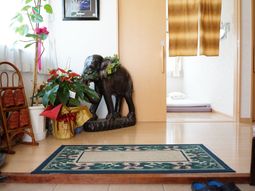 エントランスの装飾品