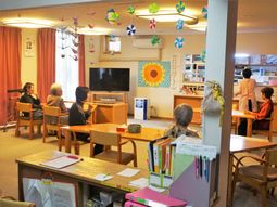 共有スペースでの憩い