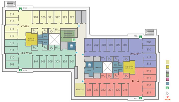 廊下の見取り図