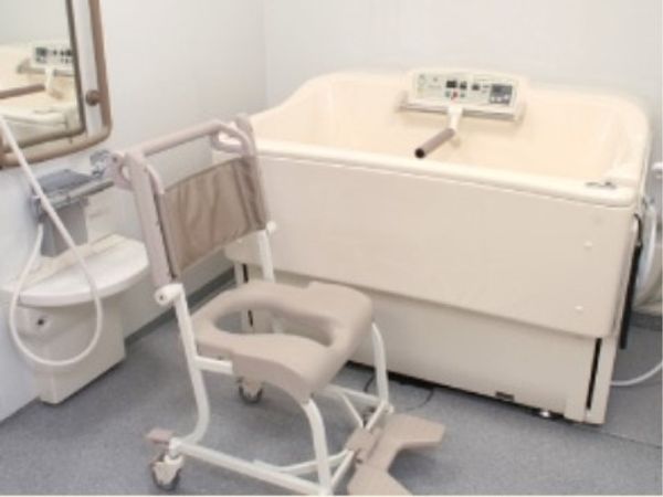 ケア用のバスルーム設備