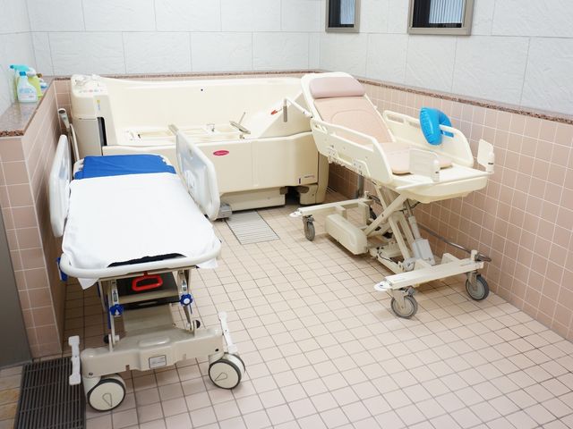 機能的な浴室設備