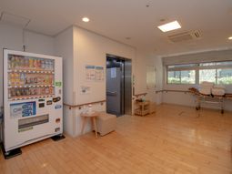 休憩スペースの角部屋