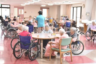 明るい共有スペース