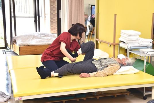 リハビリ中の機能訓練室
