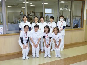 スタッフ集合の廊下  