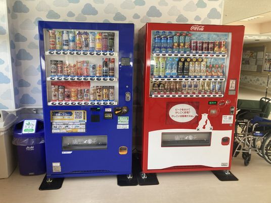 飲み物販売のスペース  