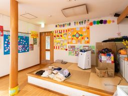 作品展示のある休憩室