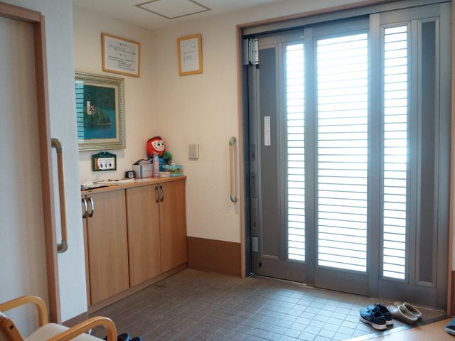 エントランスと案内所