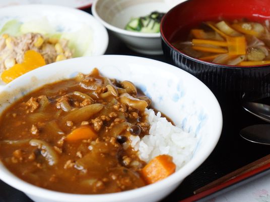 手作りカレーライスの料理