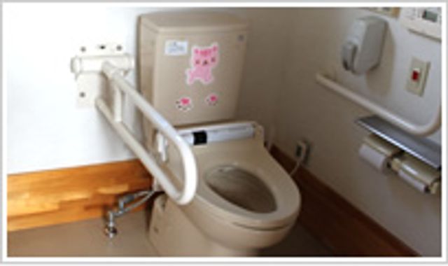 清潔な設備のトイレ
