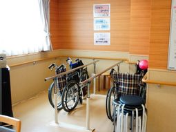 リハビリ用具充実の部屋