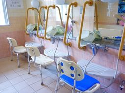 バリアフリーの洗面台