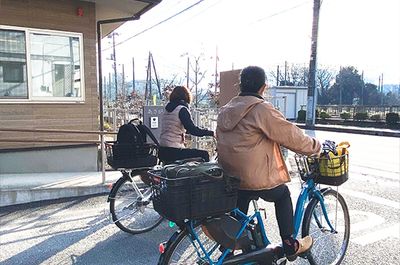 自転車利用の様子
