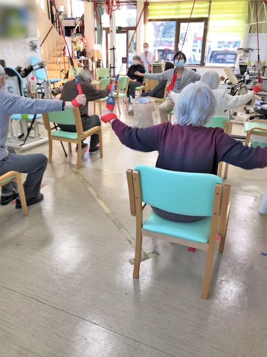 運動中の集まり