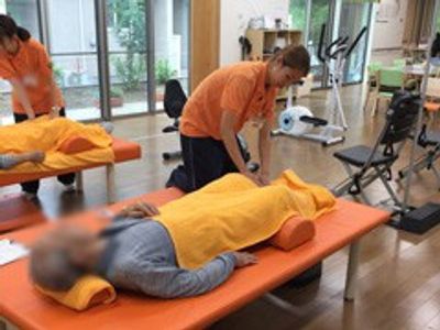訓練の様子が見られる機能訓練室