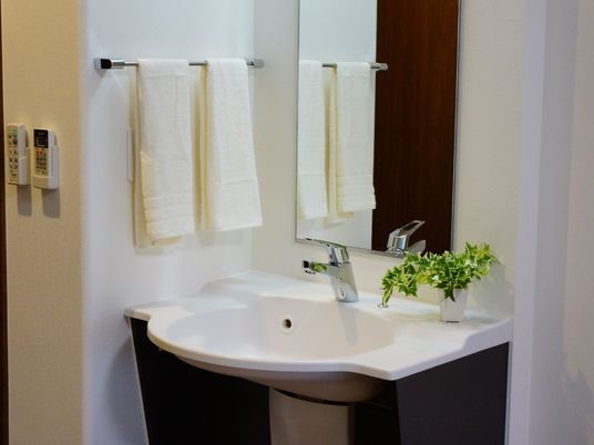 清潔感のある洗面台