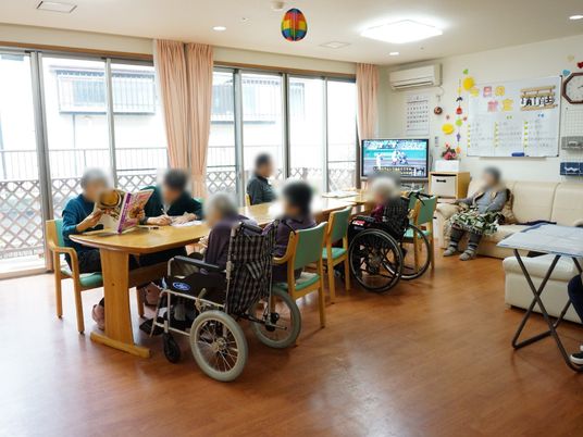 アクティブなリビング空間