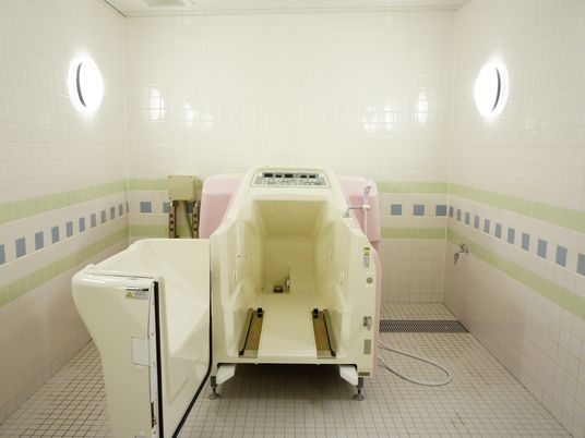 清潔な浴室設備