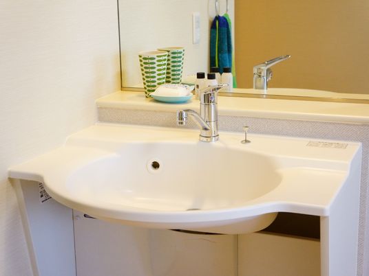 清潔感のある洗面台