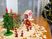 クリスマスデコレーションのロビー