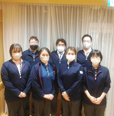 笑顔が印象的なスタッフ