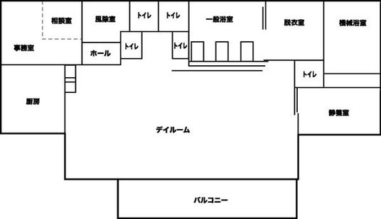 多目的室の間取り図