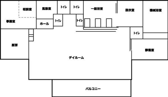 多目的室の間取り図