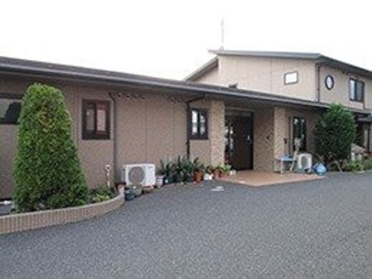 植栽が豊かな外観