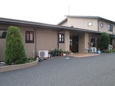 植栽が豊かな外観