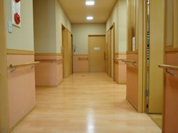 暖かい雰囲気の廊下