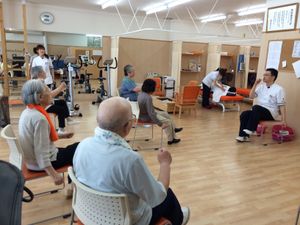 機能訓練室での活動