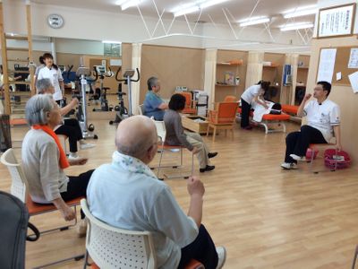 機能訓練室での活動