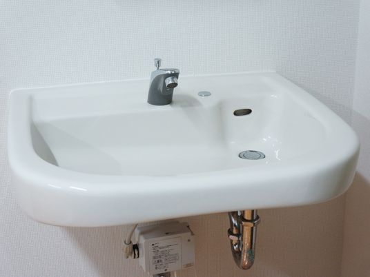 清潔な洗面台