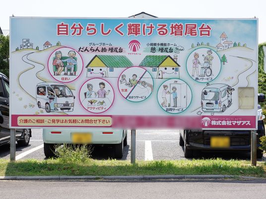 介護サービス案内看板