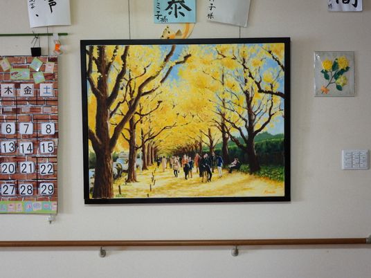壁に掛けられた絵画