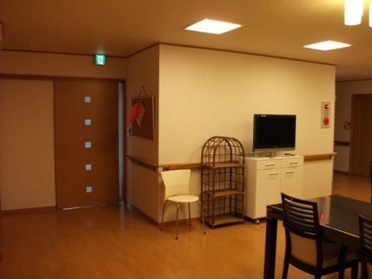 共有スペースとテレビ