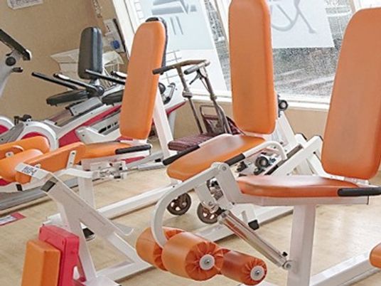 機能訓練室の運動器具  