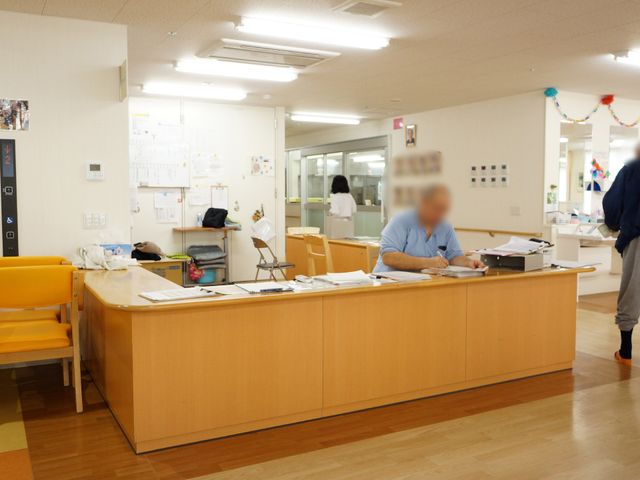 応接スペースのフロントカウンター