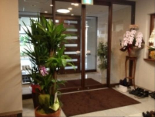 エントランスホールの植物