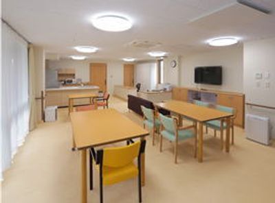 明るい共有スペース