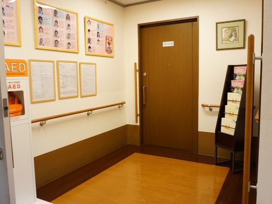 廊下と部屋の入り口