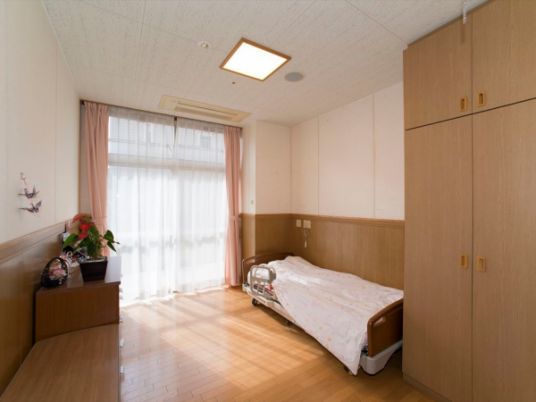 日差しが入る居室