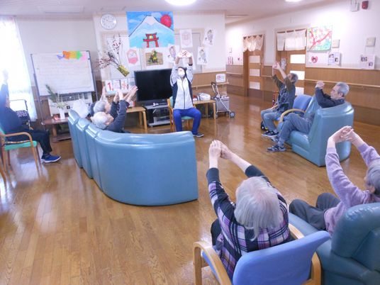スタッフが行うレクリエーション