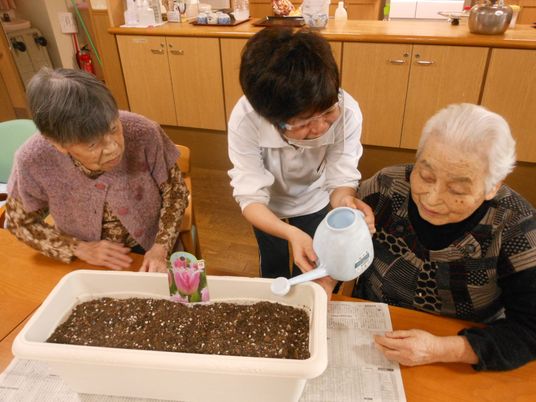 親切なケアの居室