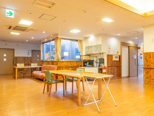 落ち着いた共有スペース