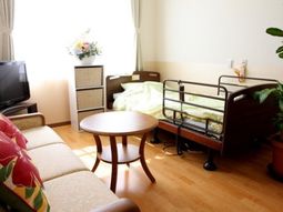 ゆとりのある居室内景