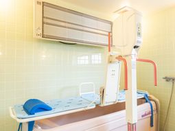 機能的な浴室設備