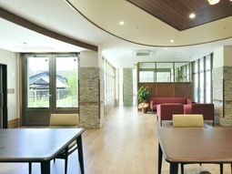 明るい共有スペース